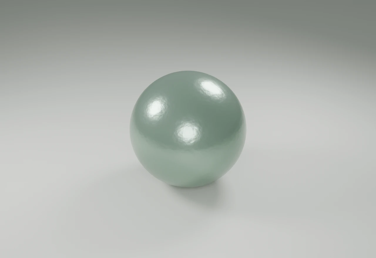 Material sample under SceneHelm neutral three-point studio lights